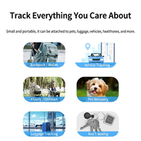 Traceur GPS pour animaux de compagnie et bagages, étanche IP67, positionnement global précis, sans frais mensuels, mini, magnétique, Android, iOS, en temps réel
