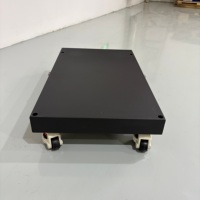 Boîtes et supports de batterie VOLOND V2 LiFePO4 48V 15kWh avec BMS, conception empilable, mouvement libre, support inférieur à poulie, construction métallique