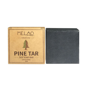 Venta al por mayor Natural Pine Tar jabón con Woodsy aroma y piel exfoliante exfoliación para los hombres - Product Image 3