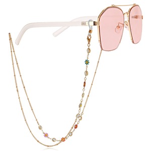 Cadena de Metal Colorida con Piedras Trituradas, Cadena para Sujetar Gafas, Collar de Moda para Mujer - Product Image 5