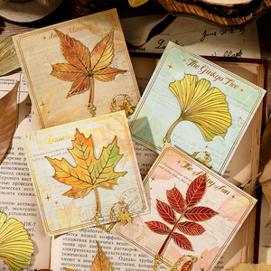Marcapáginas Metálicos con Diseño de Hojas Vintage, Elegantes Accesorios de Lectura, Regalos para Amantes de los Libros, Escritores, Profesores y Estudiantes, MOQ Bajo - Product Image 1