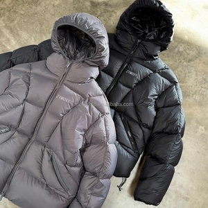 Chaquetas de Plumón Acolchadas de Invierno para Hombre, Estilo Bomber, Personalizadas, con Cierre, Ligeras, de Nailon, Cortavientos, Talla Grande - Product Image 1