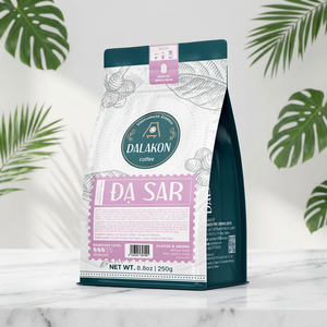 Café Arábica Tostado Intenso al por Mayor, Certificado HACCP, Premium 250g, Estilo Espresso Italiano, Granos Enteros, Vietnam Da Sar Da Dalakon - Product Image 1