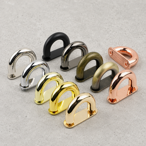 18k Gold Metal Bridge Golden Gate Bags <strong>Straps</strong> Accessories <strong>D</strong>-<strong>ring</strong> Arch Bridge Buckles with 10 Colors - Product Image 2