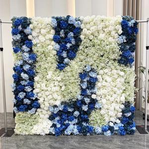 Arreglo Floral Completo, Pared de Flores Artificiales Enrollable, Decoración para Bodas, Fiestas, Eventos y Fotografía - Product Image 1