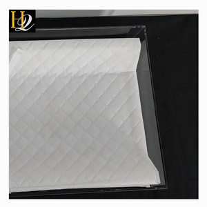 Chất lượng cao sang trọng hình vuông với ngăn rõ ràng Acrylic phục vụ khay cho chăm sóc em bé với pad và logo khắc - Product Image 6