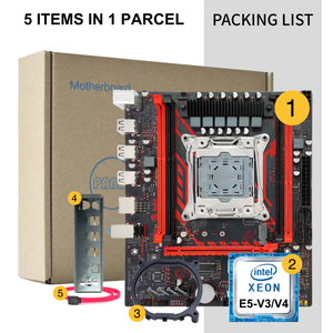 ชุดเมนบอร์ดเดสก์ท็อปขนาดไมโคร ATX 2011 X99 X99-P3ใหม่คุ้มค่ากับ <span class=keywords><strong>Intel</strong></span> Xeon E5เมนบอร์ด DDR3 X99 CPU 2696 V3 - Product Image 6