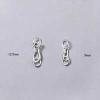 Offre Spéciale – Fermoir Double Anneau en Argent Sterling 925 pour Bijoux DIY – Matériel de Gros pour Bracelets et Colliers