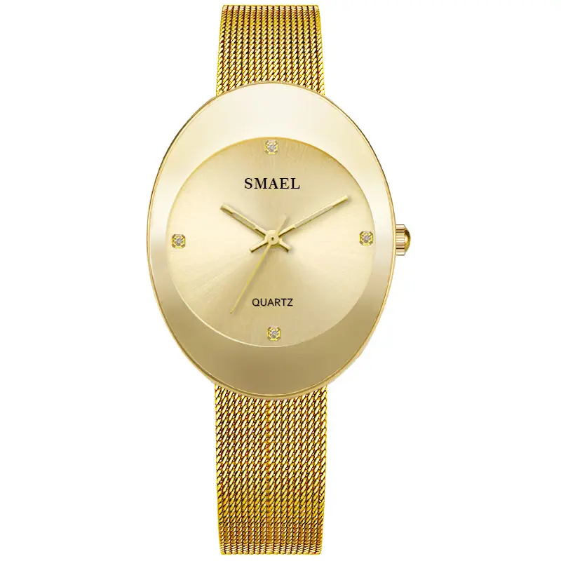 SMAEL-Reloj de pulsera clásico para mujer, accesorio de lujo, resistente al agua, de cuarzo, elegante, 1880