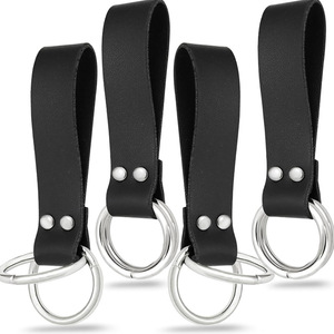 Jupe plissée de randonnée pour femmes médiévales, double anneau en cuir et métal, accessoires de ceinture Renaissance, ceinture de taille. - Product Image 5