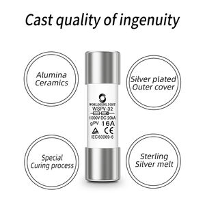 Двухполюсный WSPV-32B предохранитель 32A 1000V с держателем - Product Image 2