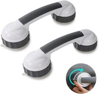 Barre d'appui torsadée pour une meilleure adhérence, poignées de douche ADA pour personnes âgées, barres d'appui à ventouse pour seniors, main courante de sécurité pour personnes handicapées, sécurité des baignoires
