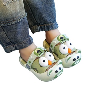 Sandales d'été unisexes JHT pour bébés et enfants, avec de grands yeux, en PVC souple, à enfiler, pour l'intérieur et l'extérieur - Product Image 5