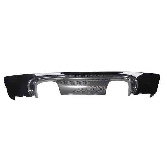 For BMW 3 Series E46 1998-2004 Half Carbon Fiber M Style Rear Diffuser Perfect Fitment 2007-2011 Year
