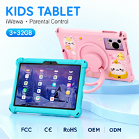 YPORANGECHENG Tablet 10.1-Inci untuk Anak-Anak Android 10 MTK Octa Core Edukasi Puzzle Kontrol Orang Tua Wi-Fi 3G+32G
