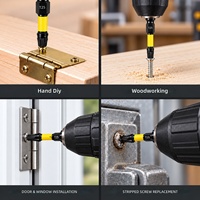 Embout Torx T25 en acier allié S2, antidérapant, résistant aux chocs, magnétique puissant, pour tournevis électriques et tournevis pneumatiques