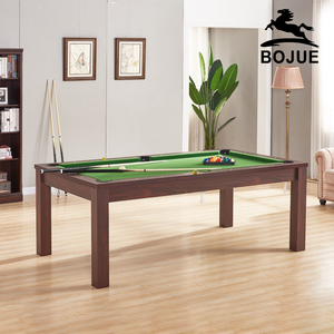 Mesa de Billar de Lujo Fusion Convertible en Mesa de Comedor de 7 Pies Moderna, Pizarra de Hule y Cojines de MDF con PVC para Deportes de Interior y Hogar - Product Image 3