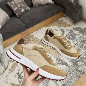 Célèbres baskets de luxe LP pour hommes en cuir, respirantes, lumineuses, style espadrilles, chaussures de marche décontractées et tendance - Product Image 3