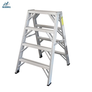 2 Step Aluminium <strong>Platform</strong> <strong>Ladder</strong> Sliding Mini Double-sided <strong>Ladder</strong> with PVC Base Foot 300 Llbs <strong>Platform</strong> <strong>Ladders</strong> for Home - Product Image 5