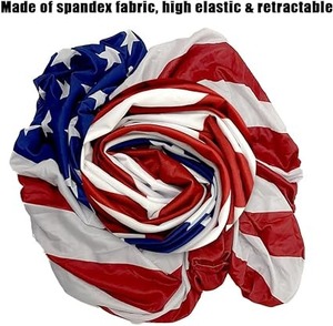 Housse de capot de voiture drapeau Allemagne-Albanie 3,3x5FT 100% polyester, tissu élastique lavable, bannière de capot moteur - Product Image 6