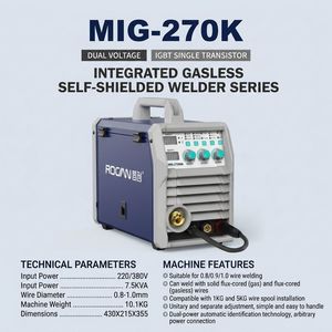 Saldatrice ad Arco Manuale Portatile Kindarc ZX7-308N con Motore DC IGBT Inverter AC220/380V, Diametro Massimo Tubo 2 Pollici, Nuova Condizione - Product Image 3