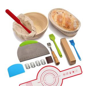 <b>Bread</b> Proofing Kit Dough Scraper <b>Bread</b> Board and Blade Yeast <b>Basket</b> with Food Thermometer - Product Image 6