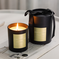 Coffret Cadeau de Luxe Personnalisé avec Bougie Parfumée et Diffuseur à Bâtonnets pour la Maison, Marque Privée
