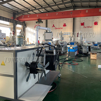 Máquina de extrusión de tubo de manguera flexible corrugado Línea de extrusión de tubo corrugado de pared simple Tubo de plástico PP PE Extrusora de fuelle
