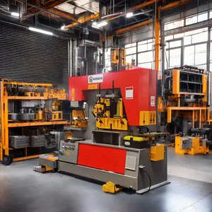 Mesin fabrikasi logam Pekerjaan Besi CNC bertenaga Hydraulic Ulis efisien baru untuk pekerjaan setrika CNC