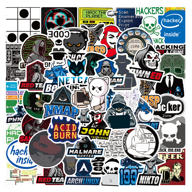 Hot Sell Cartoon Rock Band Vinyl Stickers 50 PCS Waterproof Gloss Varnishing Home Decoration Luggage Guitar Computer Car