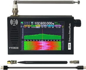 Receptor de Radio SDR DSP Portátil de 100KHz-149MHz con Pantalla Táctil de 4.3'', SSB FM AM CW WFM, Banda Completa, Carcasa de Aleación de Aluminio, Radio Bajei - Product Image 1