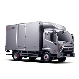 DONGFENG Kapten 6 Roda 4X2 M9T Mesin Diesel 105kw 143hp 4.2M Van Truk Kotak Kecil Truk Kargo Kotak Tertutup