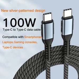 Best Selling Type C-Type C Charger <b>Cables</b> Data Transfer Mobile Phone <b>Cables</b> Nylon Braided <b>USB</b>-C <b>Cables</b> for Smart Phones - Product Image 6