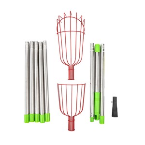 NOUVEAU Poteau de cueillette de fruits <span class=keywords><strong>avec</strong></span> panier Outil de cueillette de fruits télescopique <span class=keywords><strong>avec</strong></span> long <span class=keywords><strong>manche</strong></span> - Product Image 1