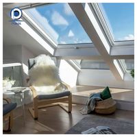 Lanterneau de toit à ouverture rapide en aluminium anti-fuite, fabrication OEM, pour maisons jumelées, appartements, villas