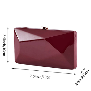 Sac à main de soirée en cuir PU et polyester pour femme, sac à main décontracté d'été pour soirée, mariage, avec décoration scintillante - Product Image 4
