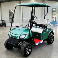 Voiturette de golf électrique vintage 6 places pas chère, homologuée CE, LSV tout-terrain, 72V, alimentée électriquement