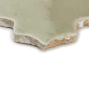 Azulejo Arabesco Vitri Sage de 11.5 x 15 cm con Bordes Irregulares Esmaltados - Product Image 2
