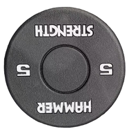 Set Dumbbell Beban Tetap Hitam 2026 Hot Sale CPU Free Weight untuk Angkat Beban di Gym