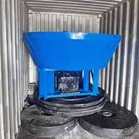 Fournisseur d'usine : Nouveau broyeur à disques humide pour métaux précieux rares, type double moulin à tambour humide pour l'extraction d'or, haute efficacité de broyage