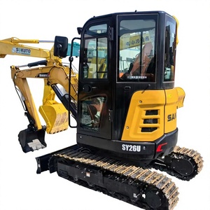 Mini pelles sur chenilles SANY d'occasion de 2 tonnes certifiées CE avec godet, excavatrices d'occasion SY26 à vendre des machines de Chine - Product Image 1