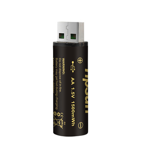 Heißer verkauf liion 1,5 v usb aufladbare lithium-aa batterie - Product Image 5