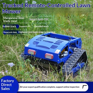 เครื่องตัดหญ้าแบบสามล้อ SOURCE Factory ใช้เครื่องยนต์เบนซิน พร้อมรีโมทคอนโทรลอเนกประสงค์ - Product Image 1