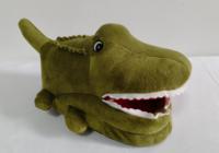 Pantoufles en peluche pour enfants, super douces, de haute qualité, personnalisées, motif crocodile, dessin animé, hiver, mignonnes, confortables, cadeau de Noël