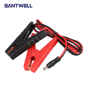 Heavy Duty 18AWG 12V/24V Car <b>Battery</b> Charging&Vehicle Equipment Universal Alligator Clip to Cigarette Lighter Socket Power <b>Cable</b> - Product Image 4