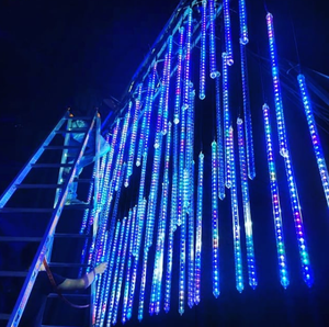 Tubo <span class=keywords><strong>de</strong></span> Luz <span class=keywords><strong>LED</strong></span> RGB DMX, Efecto Meteoro 3D, Tubo Vertical Mágico <span class=keywords><strong>para</strong></span> <span class=keywords><strong>Techo</strong></span> <span class=keywords><strong>de</strong></span> Discoteca y Club Nocturno - Product Image 1