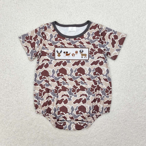 Ropa al por Mayor para Niños y Niñas, Conjuntos de Hermanos, Lindos Bordados de Perros Cazadores de <span class=keywords><strong>Reno</strong></span>, Ropa de Verano para Niños - Product Image 5