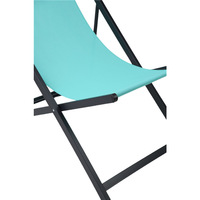 Chaise Lune Pliante Légère en Métal pour Jardin, Camping, Parc, Hôtel, Plage, Pêche, Terrasse, Piscine