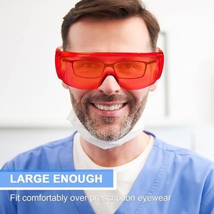 Wavelength Infrared Diode Laser Safety Glasses CE Certified Red Lens Multi-Purpose <b>Teeth</b> <b>Whitening</b> Protective Goggles - Product Image 6