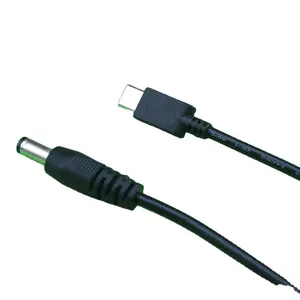 USB 3.1 type c to dc 5.5 x 2.5mm Male Extension Cable